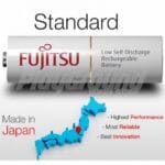 Fujitsu Standard AAA 4 cells 800mAh Rechargeable Battery - HR-4UTC(4B)TW