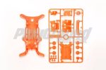 Tamiya 95316 1/32 Mini 4WD AR Fluorescent-Color Chassis Set (Orange)