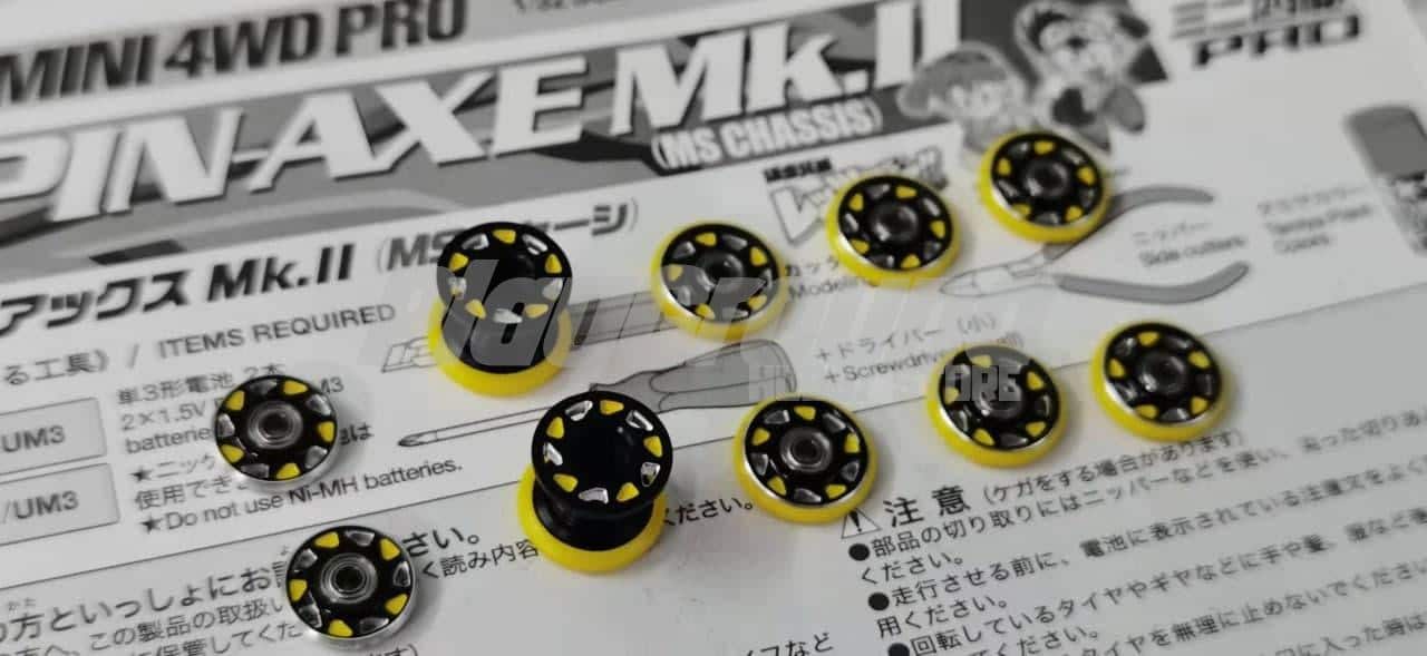 Tamiya Mini 4WD Customised Low Friction Rollers Set A