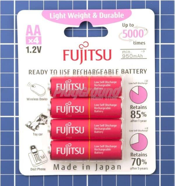 Fujitsu Pink Lightweight AA Batteries