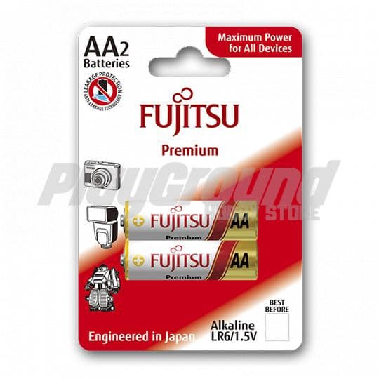 Fujitsu Premium Alkaline 2Pcs AA Blister Pack