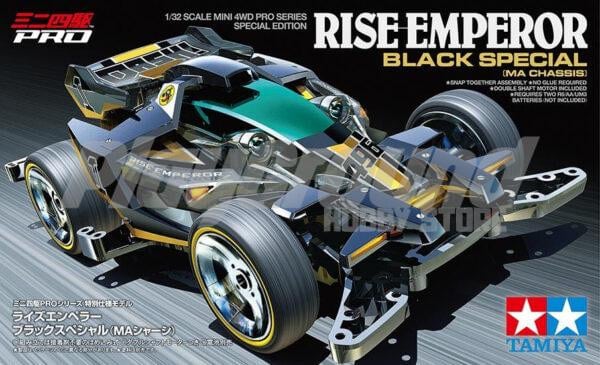 Tamiya 95574 1/32 Mini 4WD Rise Emperor Black Special (MA Chassis)
