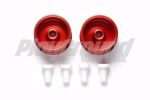 Tamiya 95403 1/32 Mini 4WD HG Aluminum Deep Rim Wheels for Low-Profile Tires (Red/2pcs.)
