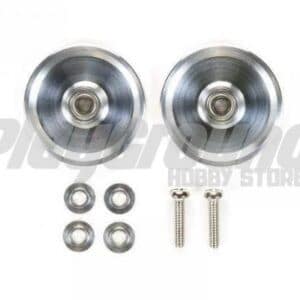 Tamiya 15464 1/32 Mini 4WD HG 19mm Aluminum Ball-Race Rollers (Ringless)
