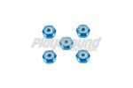 Tamiya 15500 2MM ALUMINUM LOCK NUT BLUE