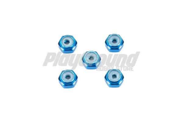 Tamiya 15500 2MM ALUMINUM LOCK NUT BLUE