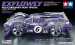 Tamiya 95571 1/32 Mini 4WD Exflowly Polycarbonate Body Special (Purple) (MS Chassis)