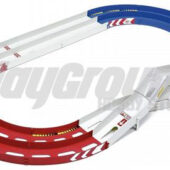 Tamiya 94893 Mini 4WD Oval Home Circuit (Two-Level Lane Change) (Red/White/Blue)