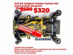 Playground CNC ORIGINAL CARBON PIVOT SET