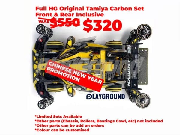 Playground CNC ORIGINAL CARBON PIVOT SET