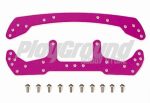 Tamiya 95050 Duralumin Wide F/R Plate (Pink)