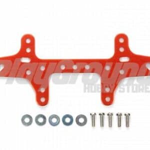 Tamiya 94937 Duralumin Rear Multi Roller Setting Stay (Red)