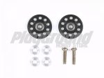 Tamiya 95499 Lightweight 13mm Aluminum Ball-Race Rollers (Ringless/Black)