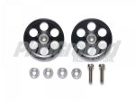 Tamiya 95498 HG Lightweight 19mm Aluminum Ball-Race Rollers (Ringless/Black)
