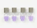 Tamiya 15289 8T Metal & Plastic Pinion Gear Set (4pcs. each)