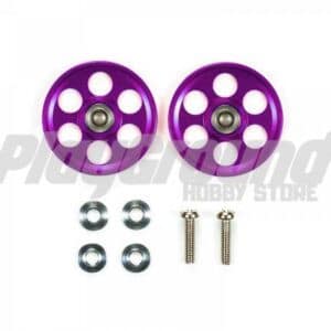 Tamiya 95539 HG Lightweight 19mm Aluminum Ball-Race Rollers (Ringless/Purple)
