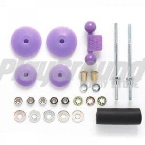Tamiya 95518 Large Dia. Stabilizer Head Set (11mm, 15mm) (Purple)