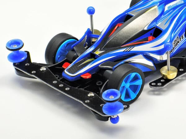 Tamiya 15525 1/32 Mini 4WD LOW FRICTION PLASTIC DOUBLE ROLLERS w/RUBBER RINGS (RED & BLUE/13-12mm)