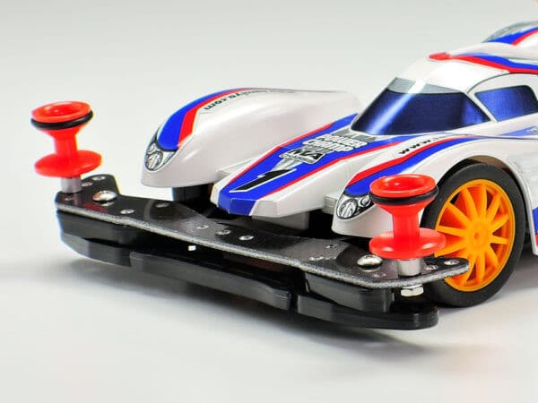 Tamiya 15525 1/32 Mini 4WD LOW FRICTION PLASTIC DOUBLE ROLLERS w/RUBBER RINGS (RED & BLUE/13-12mm)