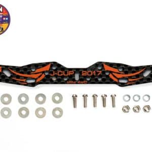 TAMIYA 95104 MINI 4WD MULTI ROLLER SETTING STAY Hg Carbon (1.5Mm) J-Cup 2017
