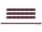 Tamiya 95667 Mini 4WD Fully Cowled Mini 4WD 30th Anniversary Multi-Tape (15mm width, Black/Pink)
