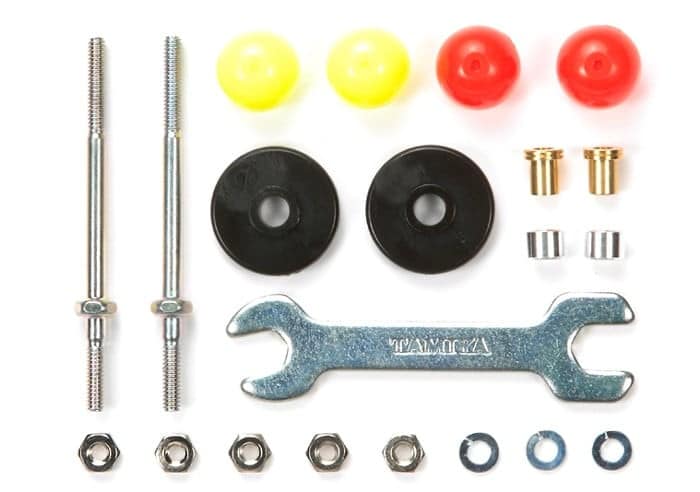 Tamiya 15408 1/32 Mini4WD Long Stabilizer Low Friction Plastic Roller (13mm) Set