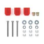 Tamiya 95661 Hi-Mount Tube Stabilizer Set (Clear Red)