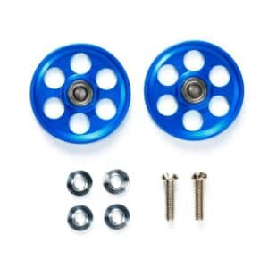 Tamiya 95315 1/32 Mini 4WD 19Mm Alum Ball-Race Rollers Hg Lw (Ringless/Blue)