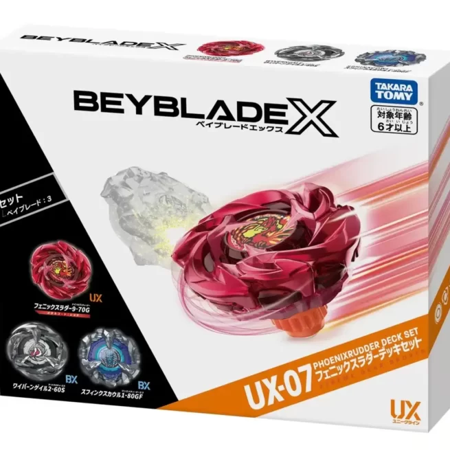 Beyblade X - UX-07 PHOENIX RUDDER DECK SET