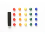 TAMIYA 15386 1/32 MINI 4WD STABILIZER BALL CAP (BRIGHT)