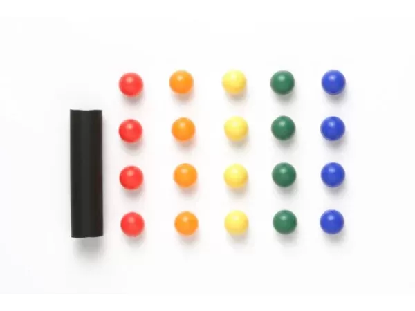 TAMIYA 15386 1/32 MINI 4WD STABILIZER BALL CAP (BRIGHT)