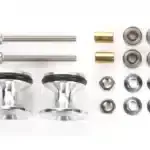 Tamiya 15418 1/32 Mini 4WD DOUBLE ALUMINUM ROLLERS w/RUBBER RINGS (13-12mm)
