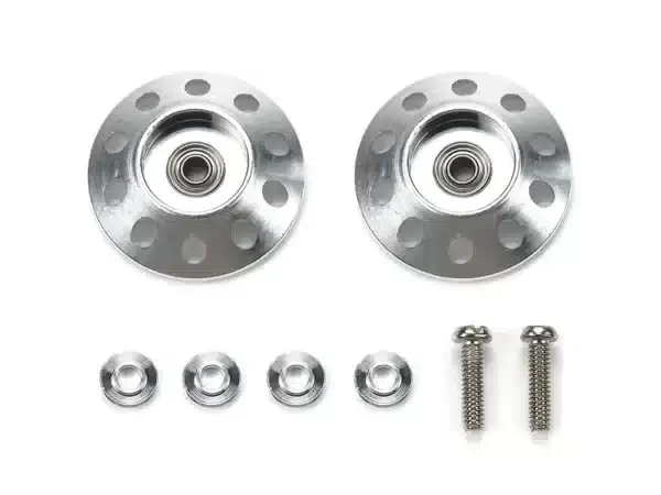 Tamiya 95651 1/32 Mini 4WD HG LIGHTWEIGHT 19mm TAPERED ALUMINUM BALL-RACE ROLLERS (RINGLESS)