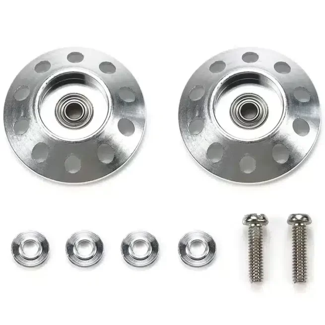 Tamiya 95651 1/32 Mini 4WD HG LIGHTWEIGHT 19mm TAPERED ALUMINUM BALL-RACE ROLLERS (RINGLESS)