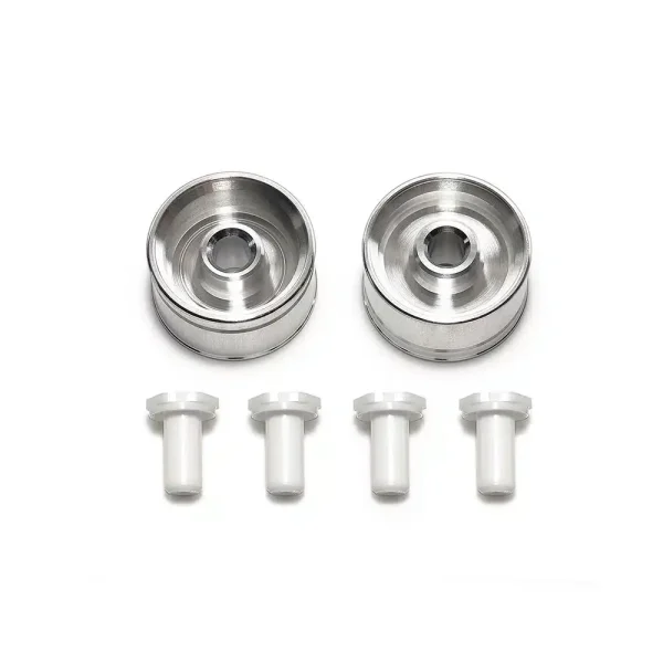 TAMIYA 95680 1/32 MINI 4WD HG ALUMINUM WHEELS for SMALL DIA. NARROW TIRES (24mm) (REVERSIBLE, 2PCS.)
