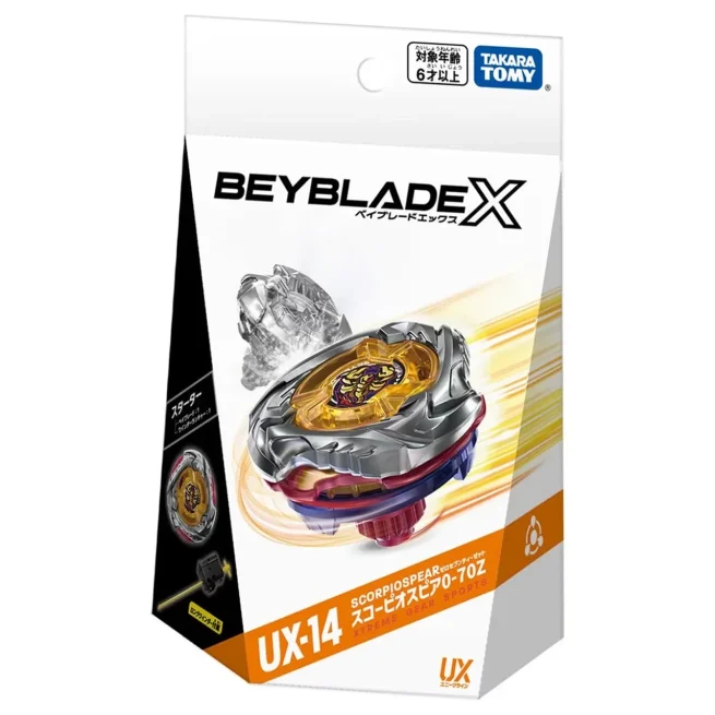 BEYBLADE X UX-14 SCORPIOSPEAR 0-70Z STARTER