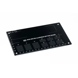 TAMIYA 95507 1/32 MINI 4WD HG ALUMINUM SETTING BOARD (BLACK)
