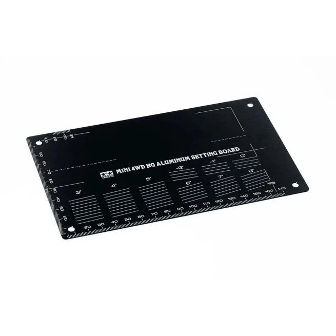 TAMIYA 95507 1/32 MINI 4WD HG ALUMINUM SETTING BOARD (BLACK)