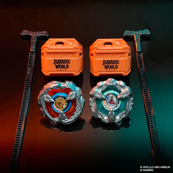 [PRE-SALE ETA 25TH JUL] BEYBLADE X BXG-40 JURASSIC WORLD MOSASAURUS VS T-REX