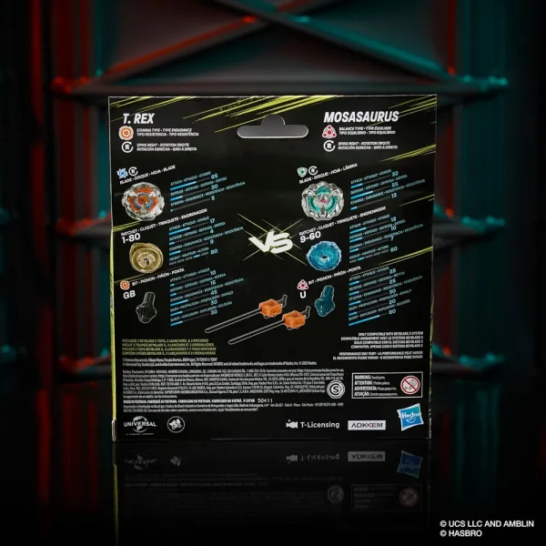 [PRE-SALE ETA 25TH JUL] BEYBLADE X BXG-40 JURASSIC WORLD MOSASAURUS VS T-REX