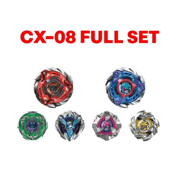 [PRE-SALE ETA 8TH AUG] BEYBLADE X CX-08 FULL SET