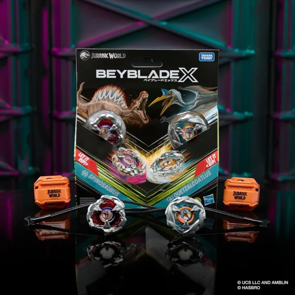 [PRE-SALE ETA 25TH JUL] BEYBLADE X JURASSIC WORLD SPINOSAURUS VS QUETZALCOATLUS