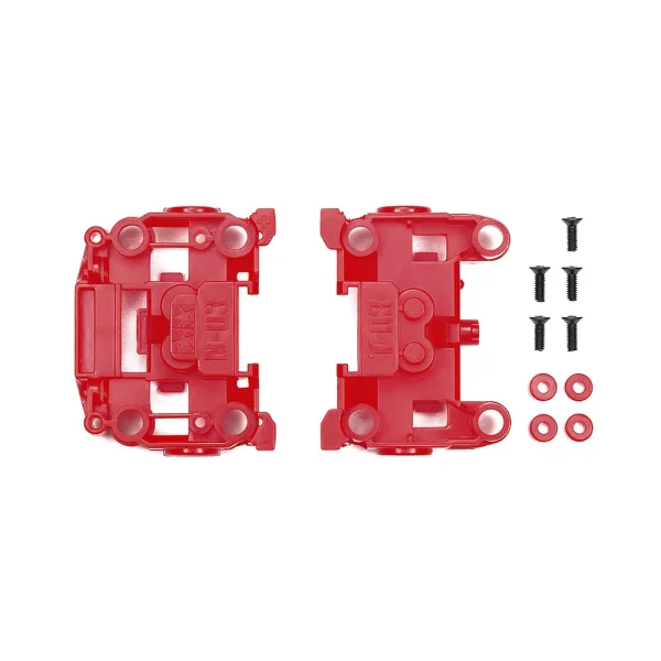 TAMIYA 95696 1/32 MINI 4WD BUMPERLESS N-03/T-03 UNITS (RED)