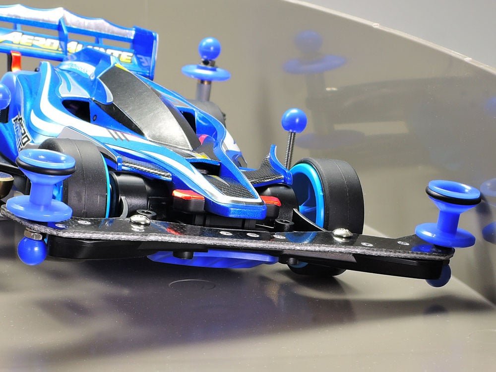 Tamiya 15525 1/32 Mini 4WD LOW FRICTION PLASTIC DOUBLE ROLLERS w/RUBBER RINGS (RED & BLUE/13-12mm)