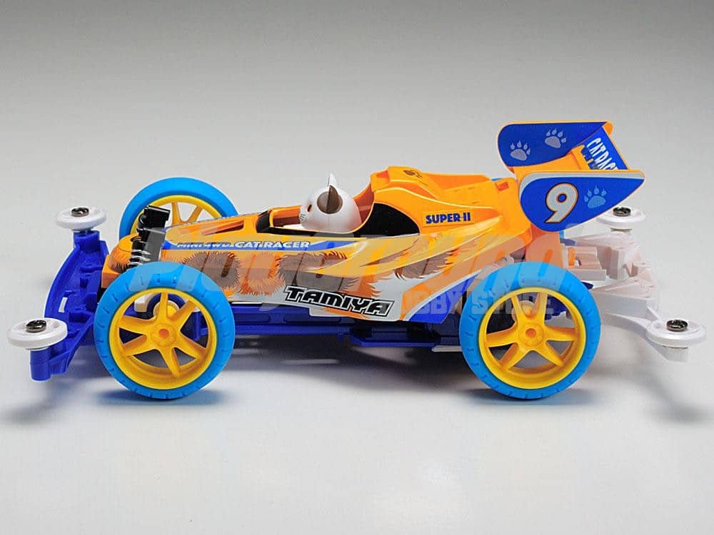 TAMIYA 18090 1/32 MINI 4WD CAT RACER (SUPER-II CHASSIS)