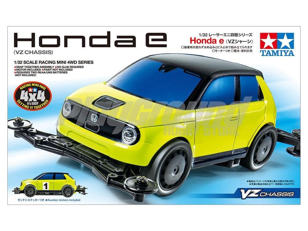 TAMIYA 18095 1/32 MINI 4WD HONDA E (VZ CHASSIS)