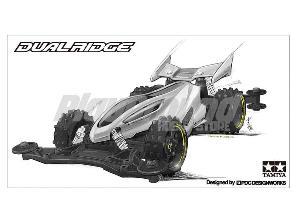 TAMIYA 18096 1/32 MINI 4WD DUAL RIDGE JR. (VZ CHASSIS)