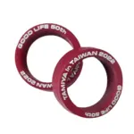 TAMIYA 92436 1/32 MINI 4WD LOW FRICTION TIRE MAROON, 2Pcs GOOD LIFE 50TH ANNIVERSARY