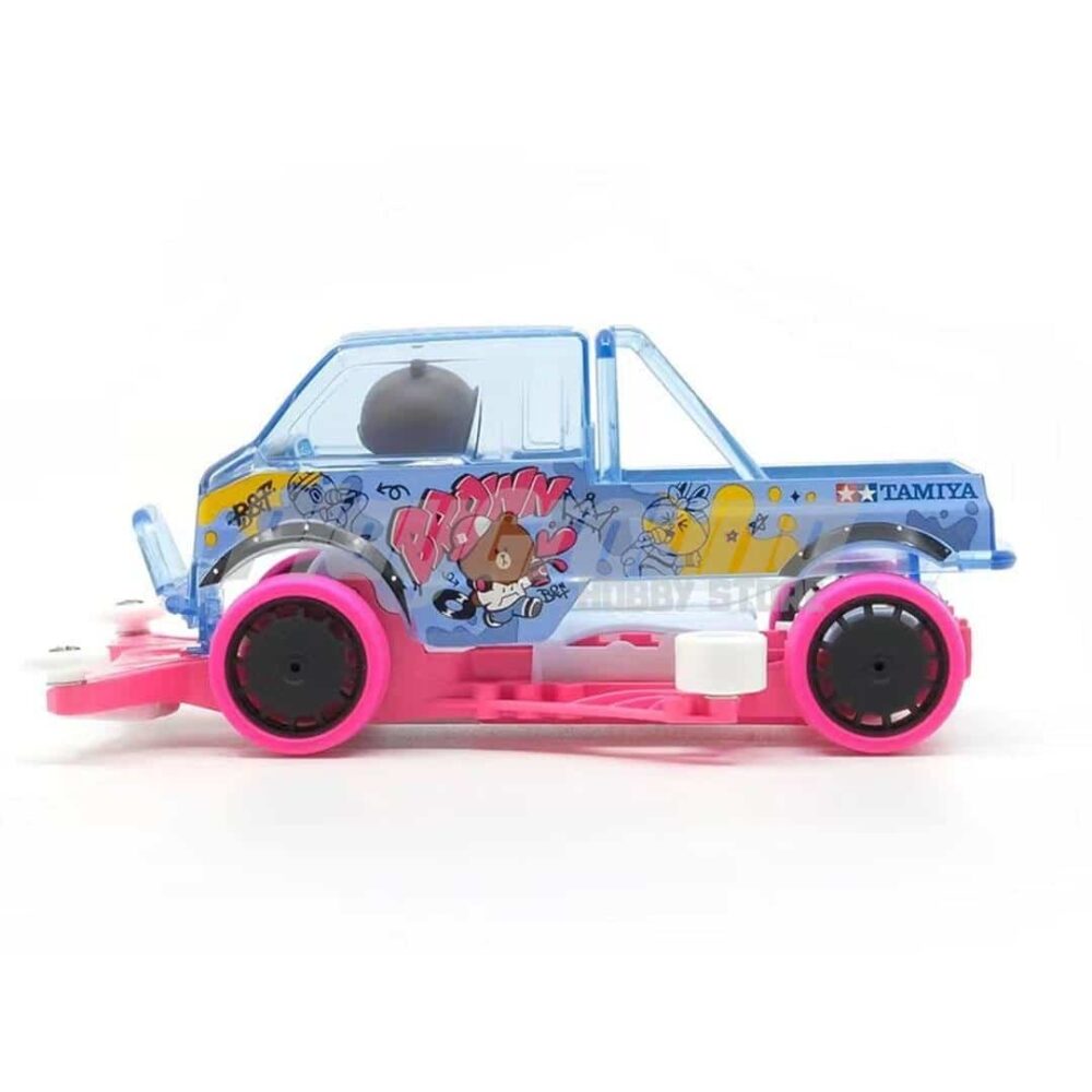 TAMIYA 92443 1/32 MINI4WD Line Friends Brown Racer (FM-A)