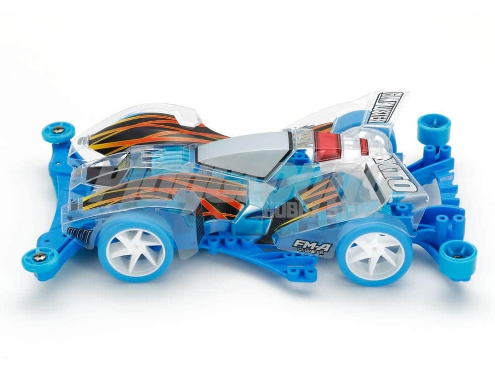 Tamiya 95439 1/32 Mini 4WD Gun Bluster XTO Light Blue Special (Polycarbonate Body) (FM-A Chassis)